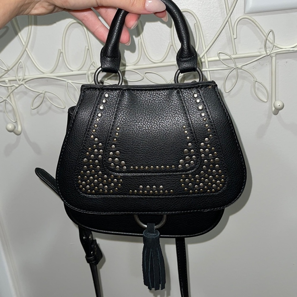Faux leather purse